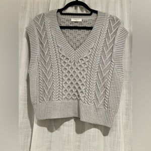 Grey Aritzia Sweater Vest